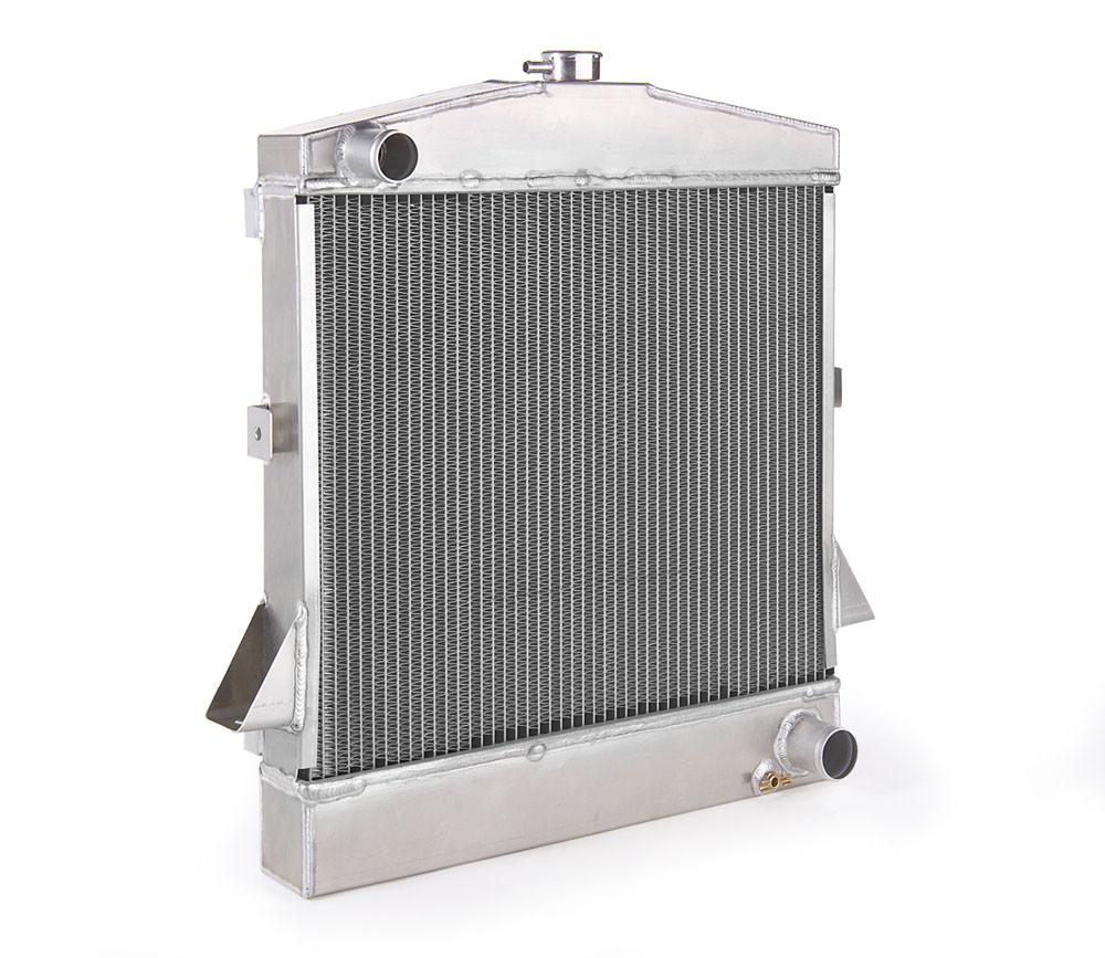 borst Trekker royalty Downflow Radiator Factory-Fit Natural Finish for 39-40 Ford Passenger 40-41  Ford F100 39-41 Mercury Passenger w/Std Trans Be Cool Radiator | Be Cool  Radiators