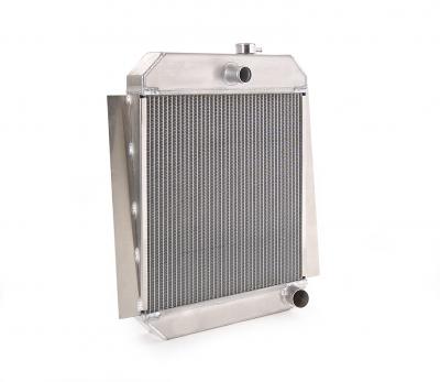 Downflow Radiator Factory Fit Polished Finish for 47 54 Chevrolet